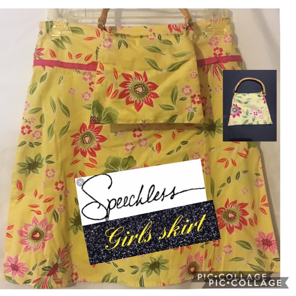 3for$15🍒FLORAL SUMMER GIRLS SKIRT